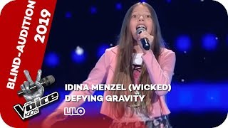 Idina Menzel  Defying Gravity Lilo  Blind Audition  The Voice Kids 2019  SAT1 [upl. by Bolitho]