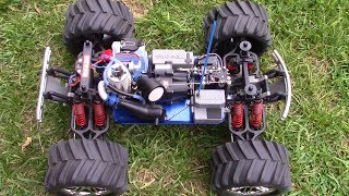 Traxxas TMaxx Nitro Truck  TRX 25 Engine Break in [upl. by Idola]