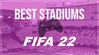 TOP 10 GREATEST STADIUMS IN FIFA 22 [upl. by Ahnavas]