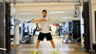 HOMBRO POSTERIOR EN POLEA [upl. by Ireland]