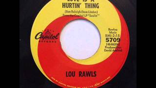 Love Is A Hurtin Thing  Lou Rawls [upl. by Aynnek625]