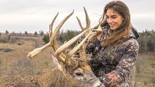 Non Typical Whitetail buck shot by Karlee Winkelman bigbuck whitetaildeer hunting outdoors [upl. by Burris489]