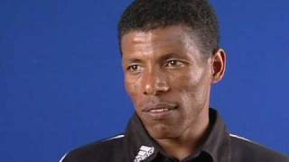 World Sport TV  Haile Gebrselassie Interview [upl. by Aldridge519]