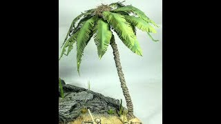 comment réaliser un palmier  how to make a palm tree [upl. by Price]