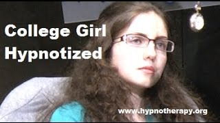 This college girl cant resist hypnosis  Pocket watch induction demo with mutiple triggers [upl. by Marlane]