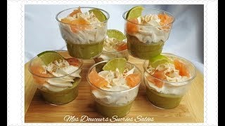 Verrine Avocat Saumon [upl. by Devland]