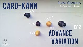 CaroKann Defense  Advance Variation in Depth ⎸Chess Openings [upl. by Lola]