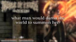 CRADLE OF FILTH  Manticore LYRIC VIDEO [upl. by Flessel]