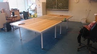 Making a tabletennis table [upl. by Aleicarg148]