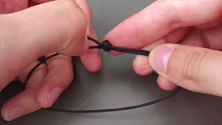 Comment faire un nœud de bracelet coulissant [upl. by Marras875]