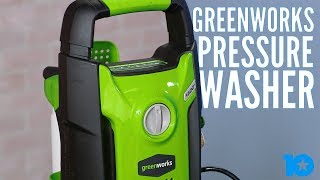 REVIEW GreenWorks Pressure Washer [upl. by Anahsirk]