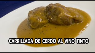 CARRILLADA DE CERDO AL VINO TINTO [upl. by Otina992]