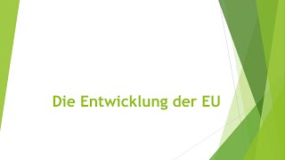 Geographie Geschichte der Europäischen Union EU einfach und kurz erklärt [upl. by Barcroft]