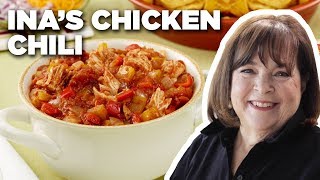 Ina Gartens 5Star Chicken Chili Recipe  Barefoot Contessa  Food Network [upl. by Ailama]