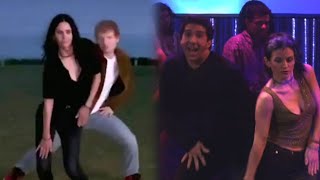 Courteney Cox and Ed Sheeran Do The Routine From Friends [upl. by Ilocin54]