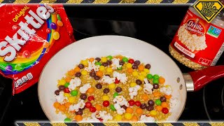 Make Colored Popcorn From Skittles Testing Viral Videos [upl. by Aicenev]