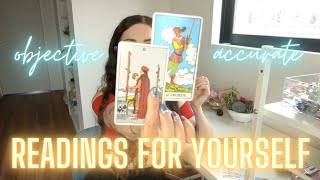 🔮 How To ACCURATELY Read For Yourself 🧚‍♂️ Tarot Tips ✨collab w EsoTarot 🥰 [upl. by Oeram677]