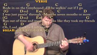 Lodi CCR Strum Guitar Cover Lesson in G with ChordsLyrics [upl. by Cheffetz]