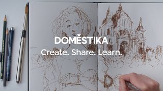 Create Share Learn  Domestika English [upl. by Ario90]