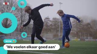 Jos en Teun zijn supergoed in voetbaltrucs [upl. by Millie]