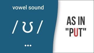 Vowel Sound  ʊ  as in quotputquot  American English Pronunciation [upl. by Gader]