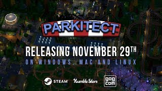 Parkitect launches on November 29th [upl. by Gaal]