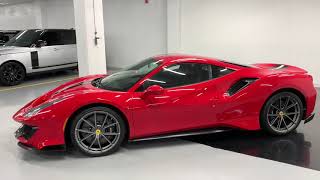 2019 Ferrari 488 Pista  Revs  Walkaround 4k [upl. by Formica]