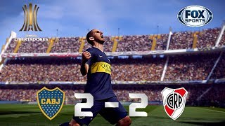 Recreación Boca Juniors 22 River Plate  FINAL Copa Libertadores 2018 [upl. by Janus731]