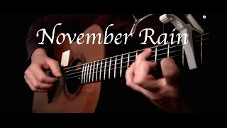 Kelly Valleau  November Rain Guns N Roses  Fingerstyle Guitar [upl. by Chloette]