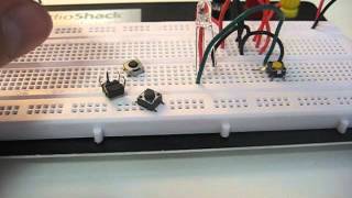 How To Use Tactile Switches B3F1102 [upl. by Betthel]