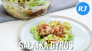 Gyros Recipe  Sałatka Gyros [upl. by Dallas]