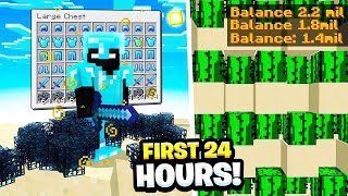 The 1 RICHEST MINECRAFT FACTIONS First 24 Hours INSANE [upl. by Anivol]