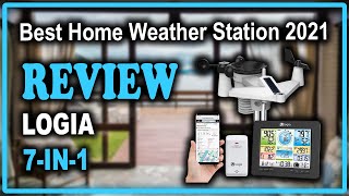 Logia 7in1 WiFi Weather Station with Solar Review  Best Home Weather Station 2021 [upl. by Ahsitahs]