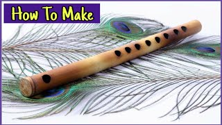 How To Make A Bamboo Flute।। Make A Bamboo Flute Step By Step।। DIY Bamboo Craft Flute Making idea [upl. by Bolme742]