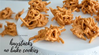 Butterscotch Haystacks 3 Ingredients No Bake Cookies [upl. by Sophi]