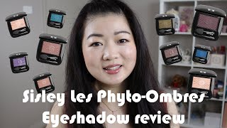 SISLEYPARIS NEW Les PhytoOmbres Eyeshadows Review  Swatch [upl. by Anaugal763]