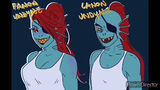 Fanon vs Canon Undertale [upl. by Ramona]