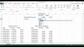 Calcular el BETA en excel [upl. by Kahlil]