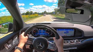 2021 MercedesAMG GLS 63  POV Test Drive [upl. by Hasile]