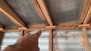 Mobile Home Roof Truss Replacement How To [upl. by Imer]