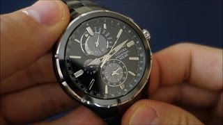 Seiko Coutura Solar Perpetual Calendar Chronograph Review SSC377  Perth WAtch 10 [upl. by Rabma]