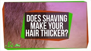 Does Shaving Make Your Hair Thicker [upl. by Kcor187]