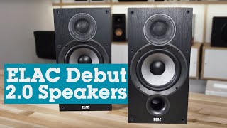 ELAC Debut 20 B62 bookshelf speakers  Crutchfield video [upl. by Nivled719]