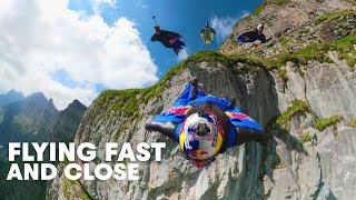 Wingsuit Flying Formation in quotThe Crackquot  Miles Above 30 [upl. by Nauaj937]