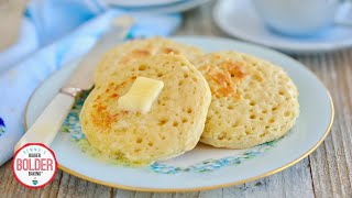 NoKnead Homemade Crumpets No Oven Needed [upl. by Ahsenyl277]