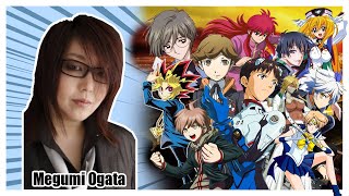 Megumi Ogata  Voice Roles Compilation [upl. by Urissa952]