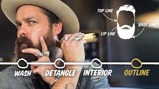 How to Trim Your Beard at Home 4 Step Tutorial  GQ [upl. by Sew598]