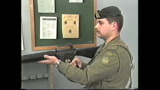 Canadian Forces  C7 Rifle Training Series 1993 [upl. by Tsirhc]