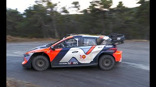 Test Rallye MONTE CARLO 2025  Adrien Fourmaux  Hyundai WRC1 [upl. by Irvine]