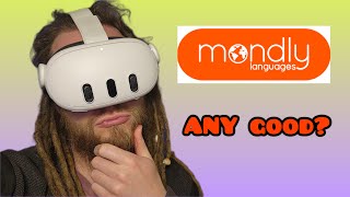 Mondly Review VR Language Learning [upl. by Noillid66]